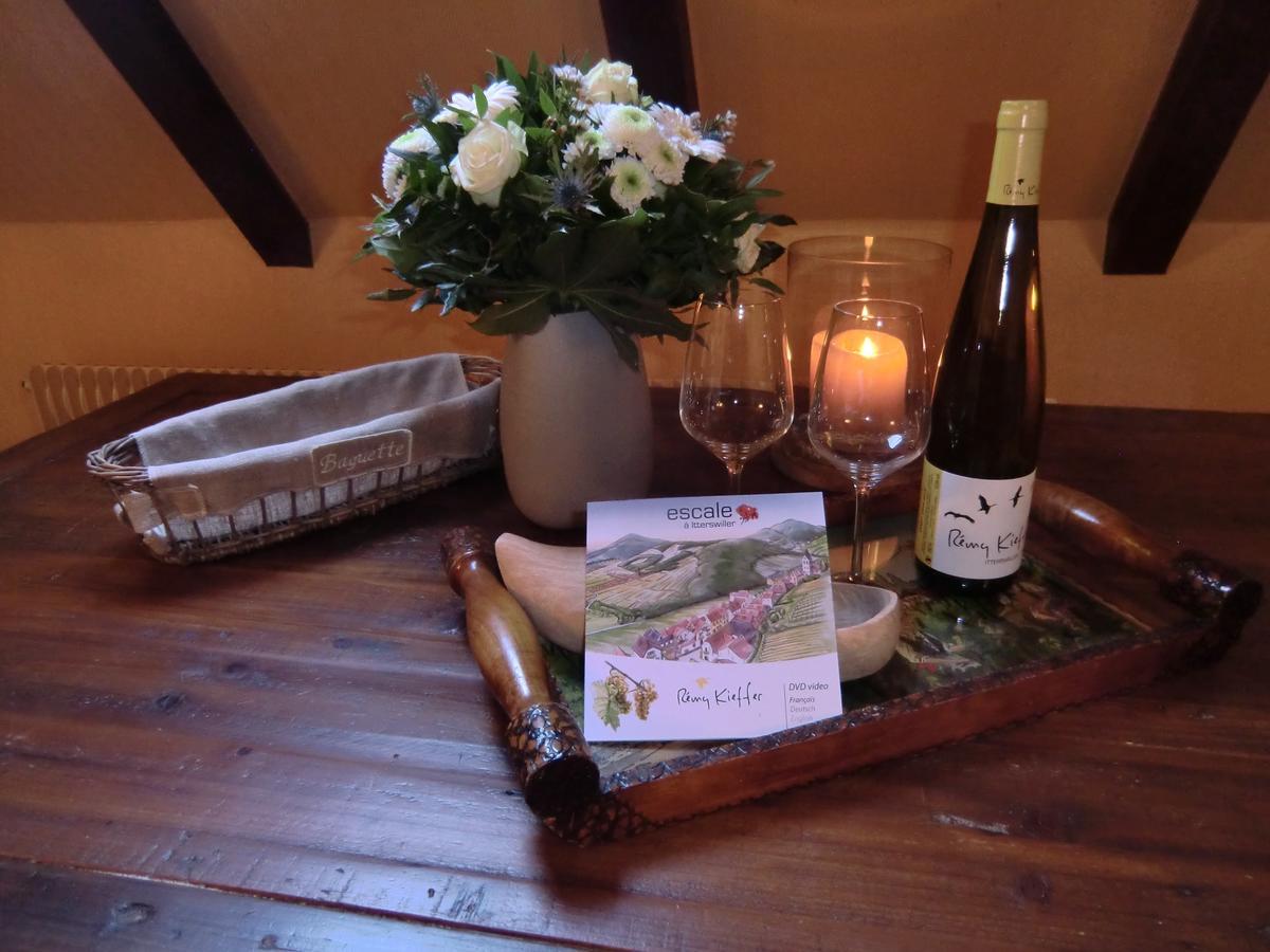 Gite Fleur De Vignes Itterswiller Bagian luar foto